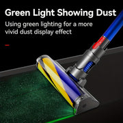 Compatible Vacuum Cleaner Brush Head for Hardwood Floors Red and Blue Bristles