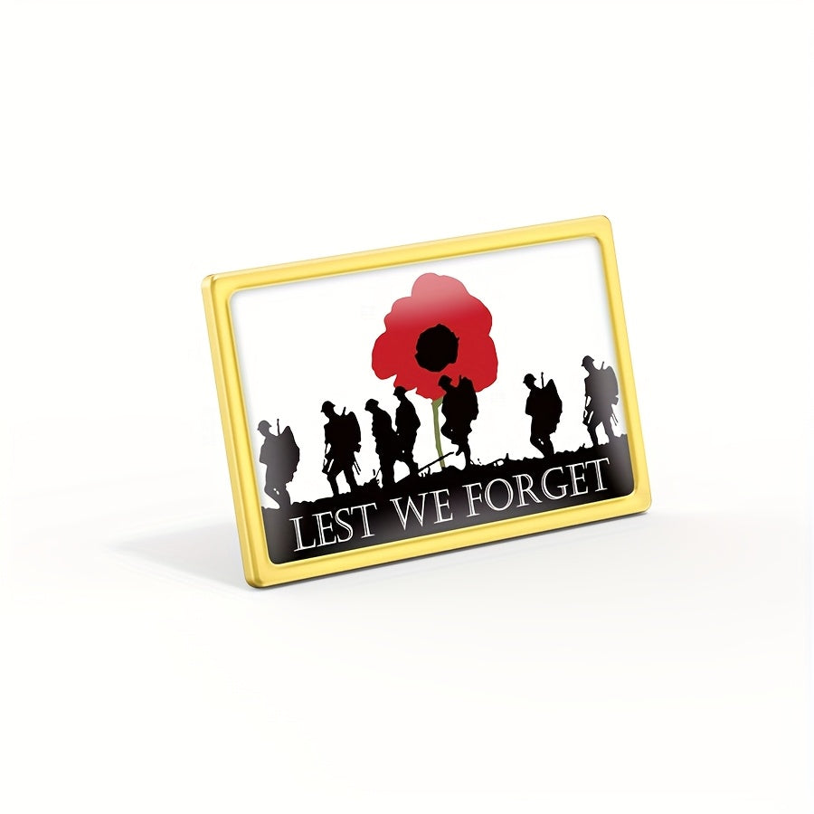 Memorial Soldier Service Brooches Set of 10 Vintage Military Lapel Pins