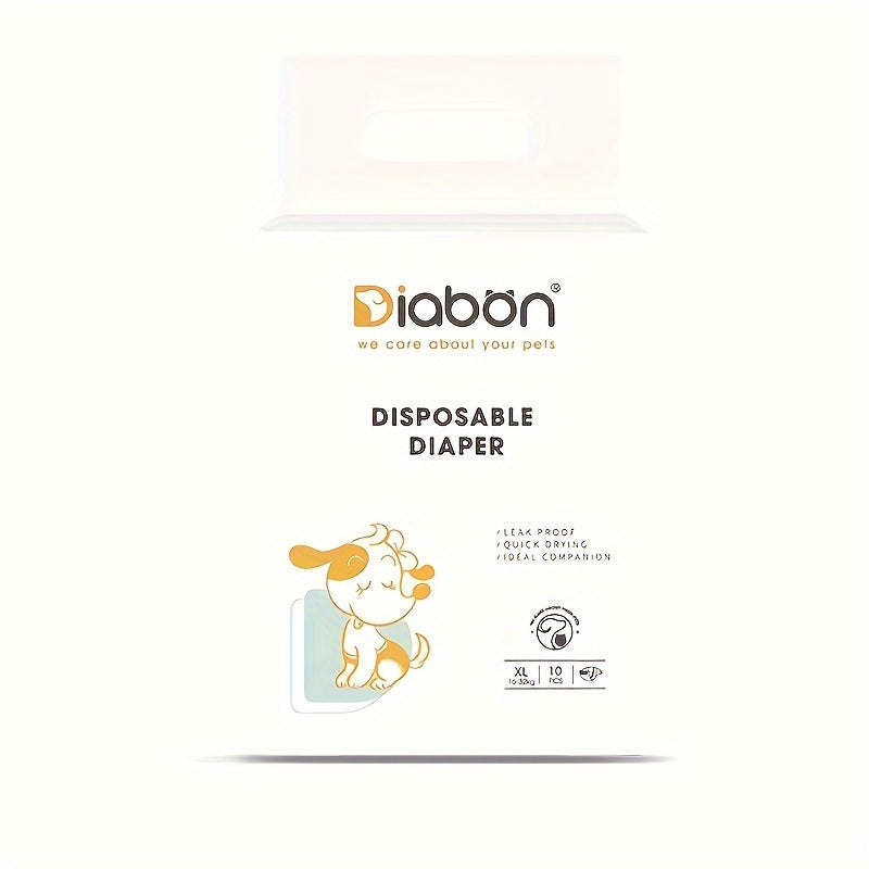 Dog Diapers Pack of 10 in Sizes S M L XL Polyester Safety and Physiological Pants