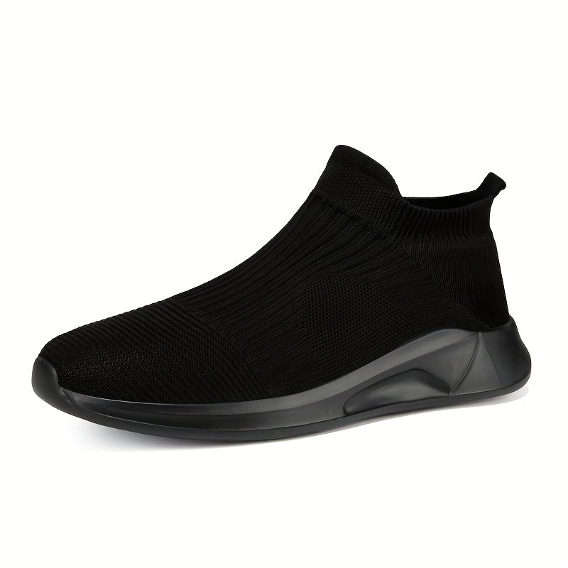Unisex Lightweight Knit Slip-On Casual Shoes with Shock Absorbing EVA Sole
