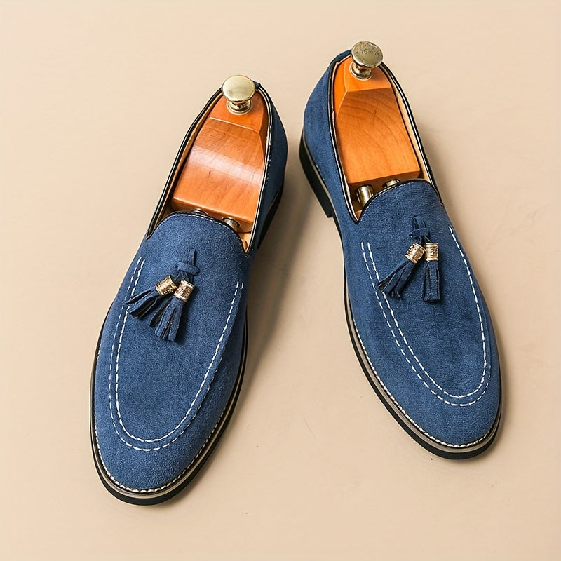 Men's Lightweight Tassel Loafers Slip-On Casual Shoes for Business Office Spring Summer Autumn
