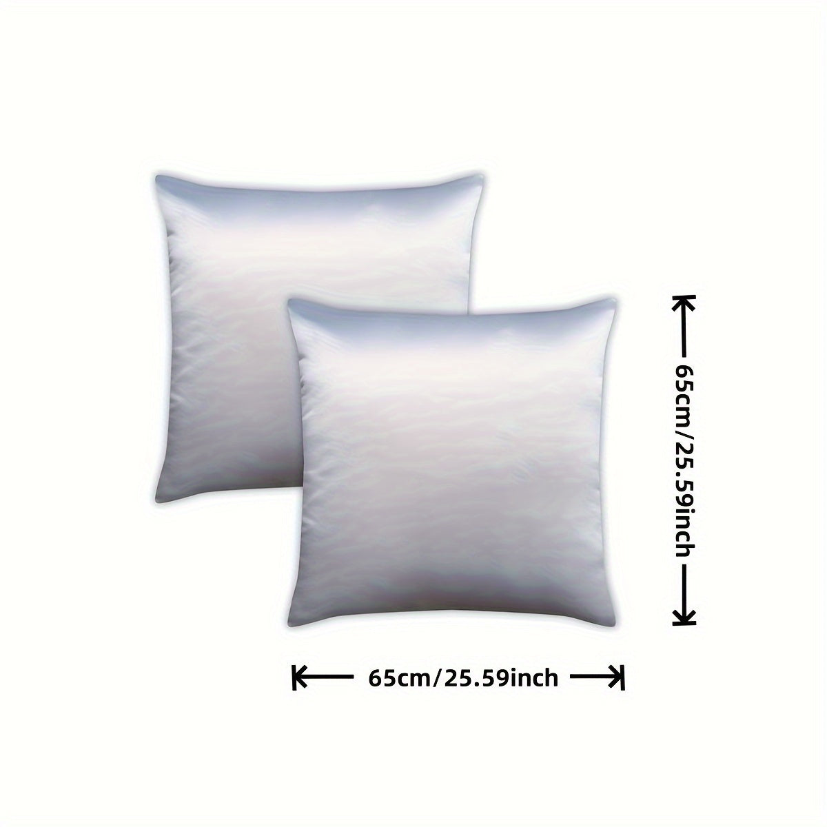 Set of 2 Satin Pillowcases in Multiple Colors Soft Airy Envelope Closure