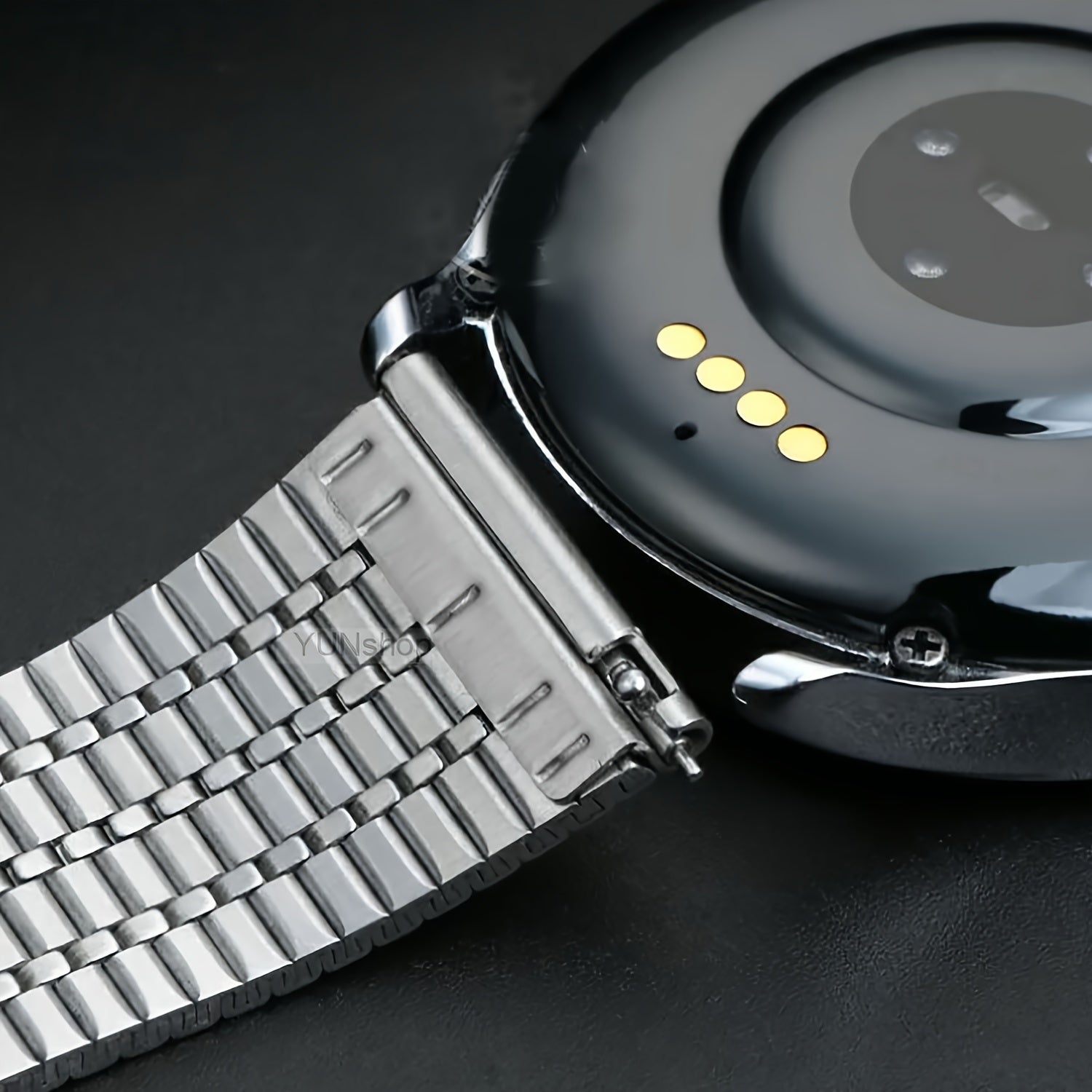 Stainless Steel Watch Band 20mm 22mm Adjustable Quick Release for Smartwatches