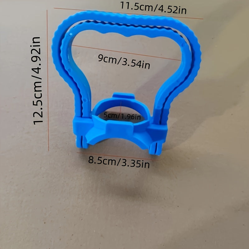 Katta idishlarni oson ko'tarish uchun mustahkam PPSU plastikdan yasalgan ergonomik ikki tutqichli suv idishi tashuvchisi.