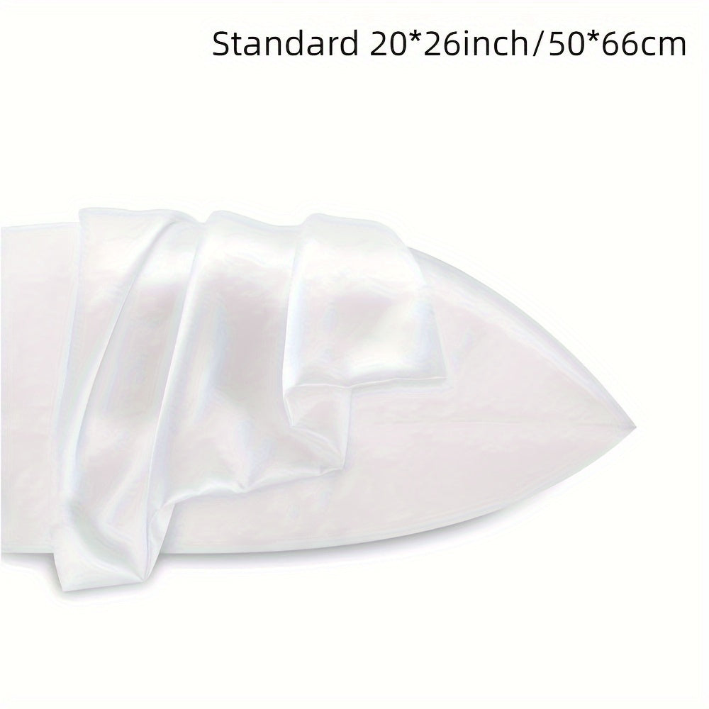 Double-Sided Summer Silk Pillowcase with Viscose Core, Smooth and Silky Feel