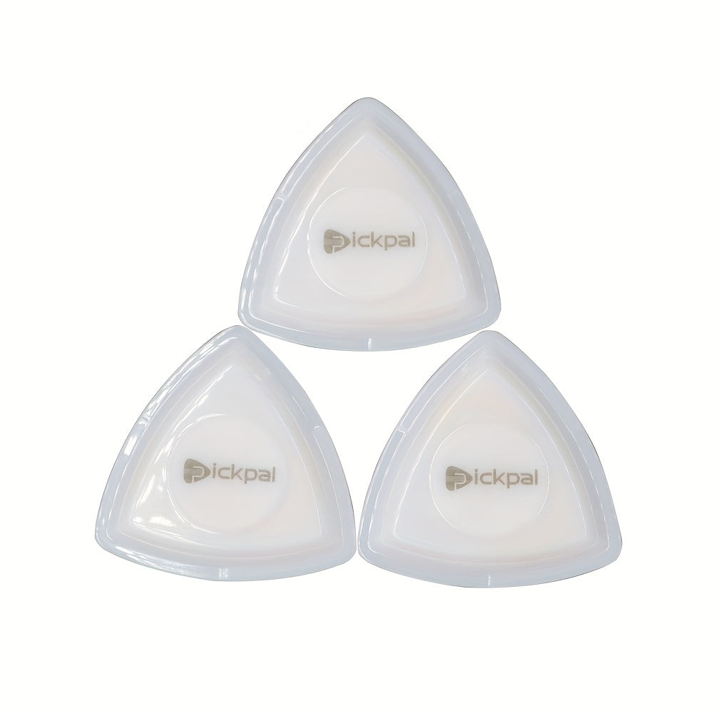 LED Illuminated Wooden Guitar Pick with Multi-Color Lighting and Long Battery Life