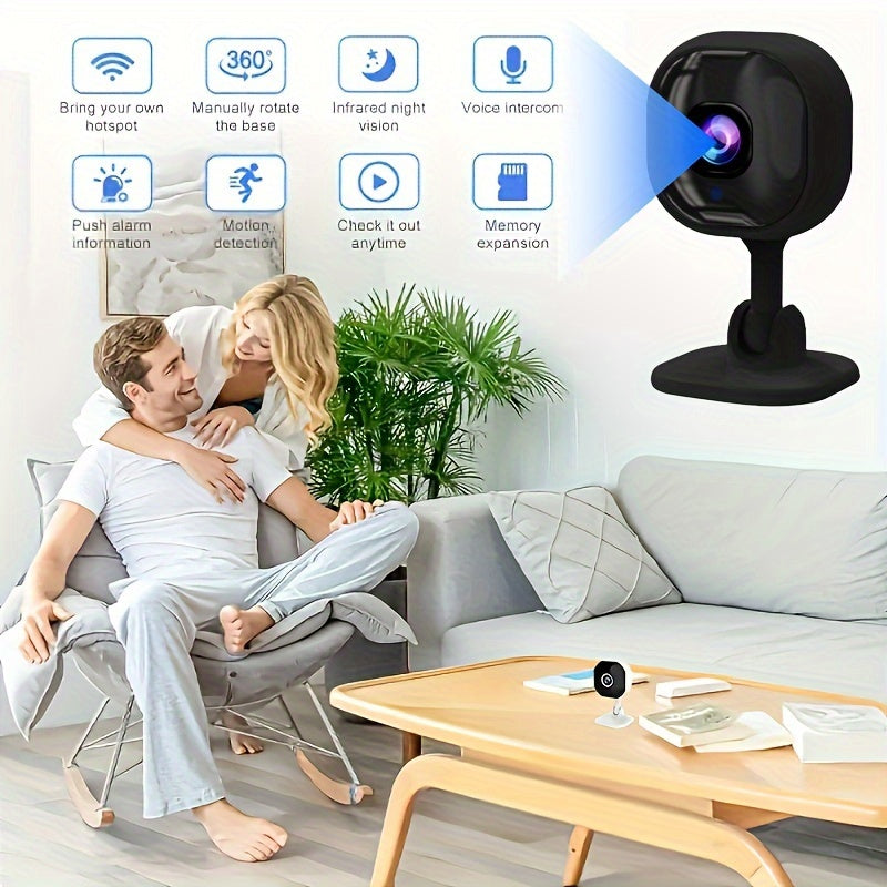 Wireless Home Security Camera with Night Vision Motion Detection Two-Way Audio