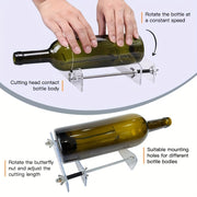 Glass Bottle Cutter Kit Manual Glass Cutting Tool for Home Use