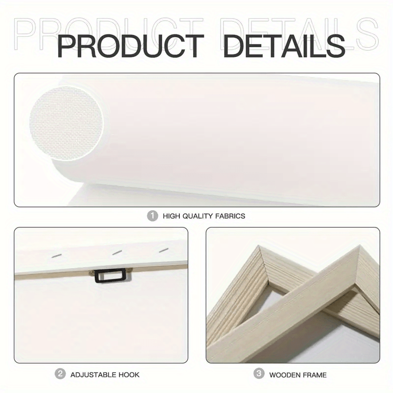 Personalized Wooden Photo Frame for Canvas Wall Art Couples Family Pets 30x40cm