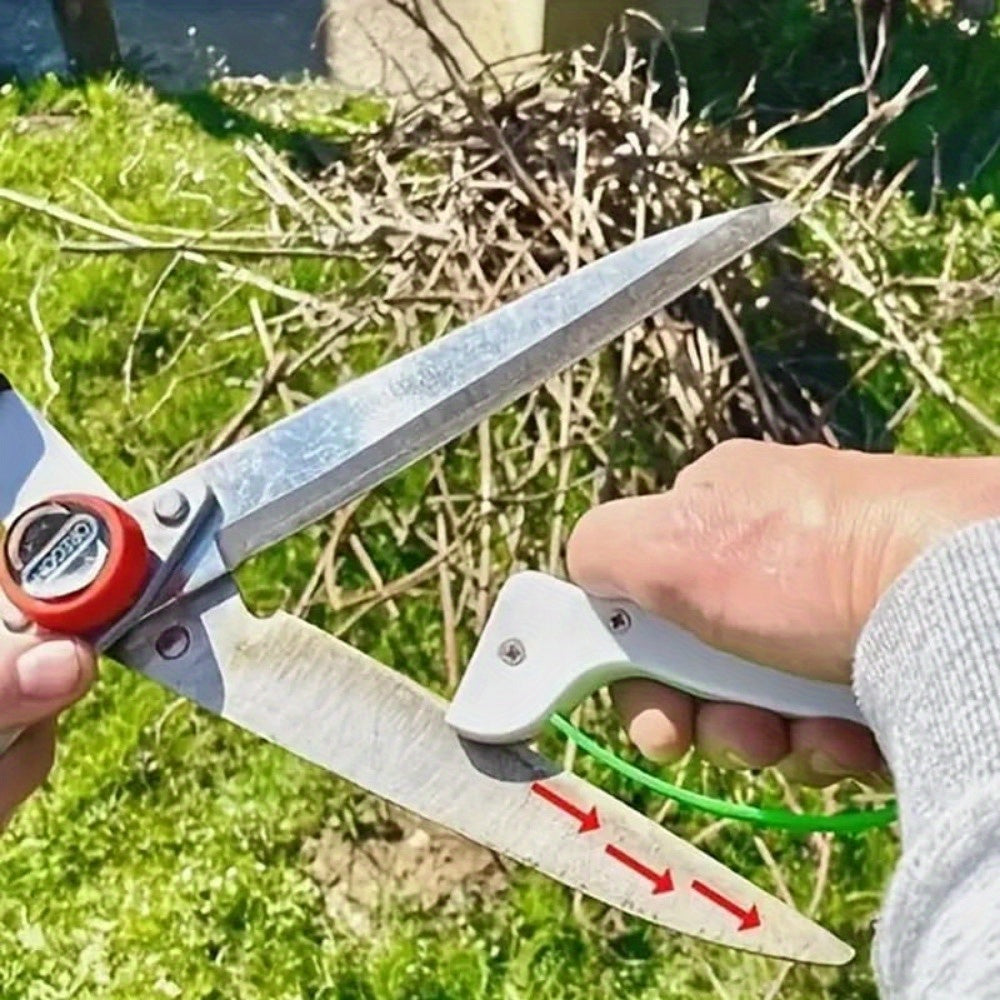 2-Piece Portable Knife Sharpener for Outdoor Kitchen and Garden Use