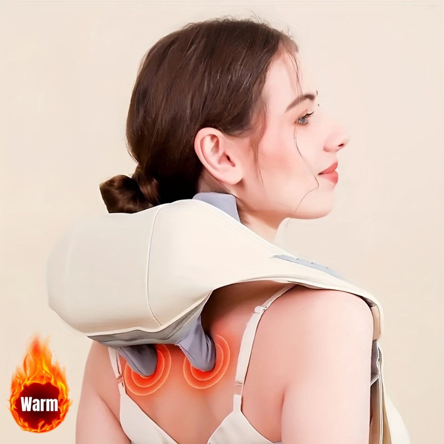 Shiatsu Neck Back Massager with Heat for Home Office Car Relaxation