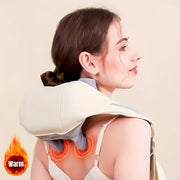 Массажер для шеи и спины Shiatsu с функцией нагрева для расслабления дома, в офисе и в автомобиле.