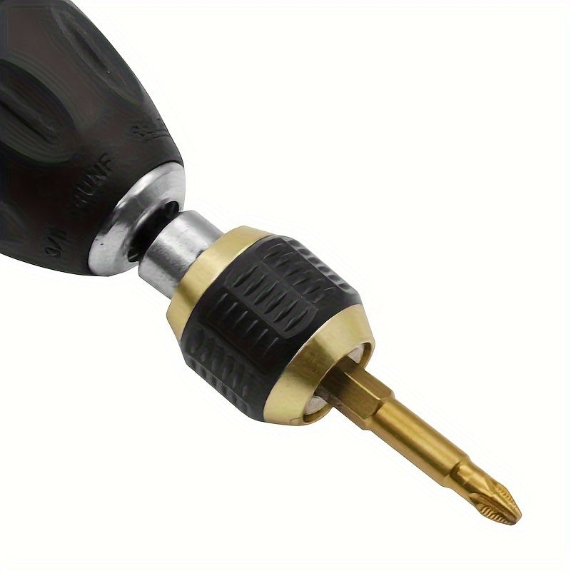 Chrome Vanadium Steel Hex Shank Drill Bit Adapter with Quick Release and Self-Locking Extension