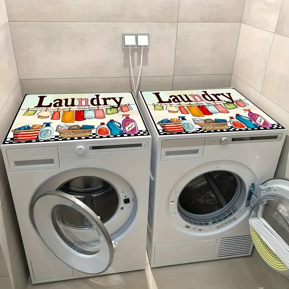 Waterproof Fast-Drying Laundry Room Countertop Drying Mat Polyester Cover Dust Prevention