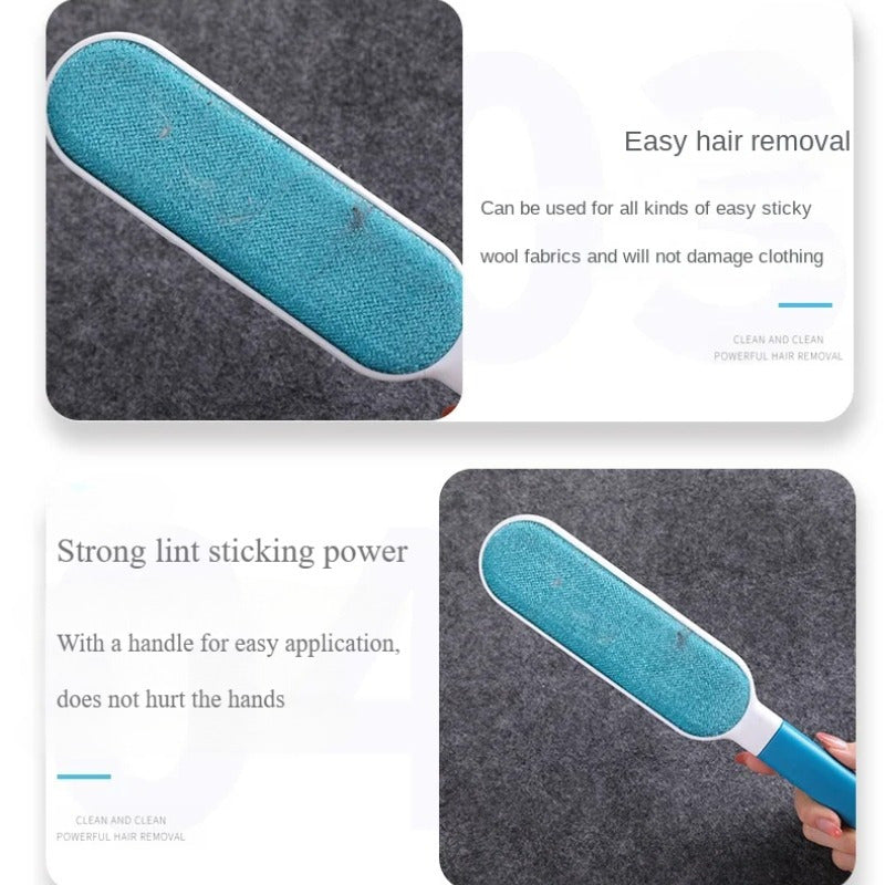 Sticky Hair Removal Brush for Pet Hair and Lint, Easy-Grip Handle, Antistatic