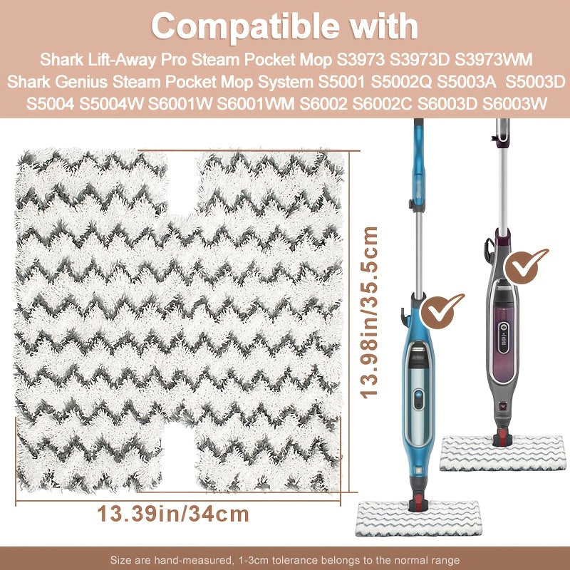 Упаковка из 2/3/4 моющихся многоразовых подушек для парового швабры Yuunaie для систем Shark Lift-Away Pro и Genius, простая сборка, не требуется электричество, в комплекте средства для чистки