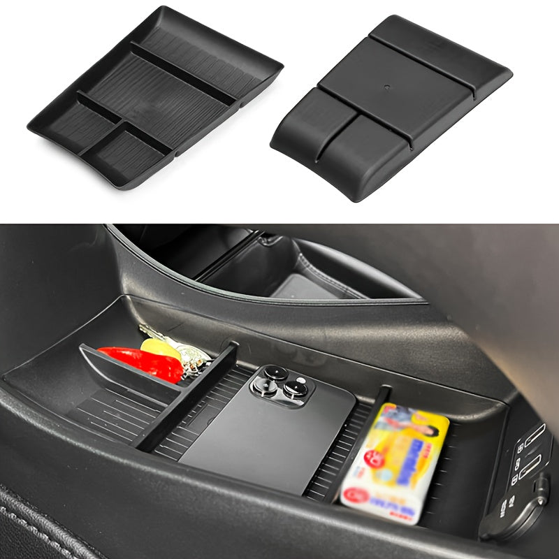 Car Interior Organizer Black Multi-Compartment Storage Box for E2 2023
