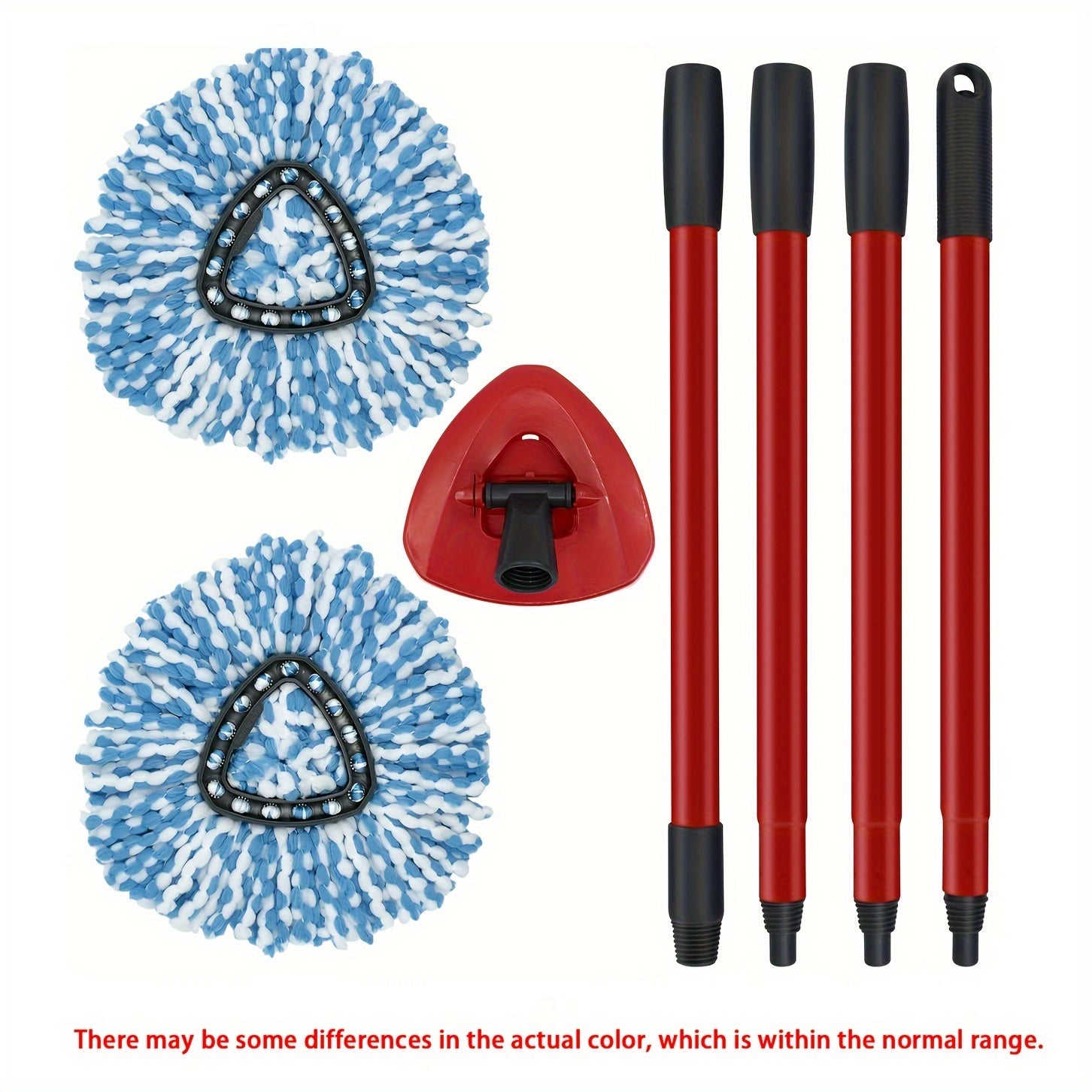 Ikkita Microfiber Spin Mop Refill Set oling, mustahkam 4-bo'lakli temir tutqichi bilan, O-Cedar EasyWring va RinseClean 2-Tank tizimlari bilan mos keladi. Tutqich 76.2 sm dan 147.32 sm gacha sozlanishi mumkin, bu esa samarali pol tozalashni ta'minlaydi.