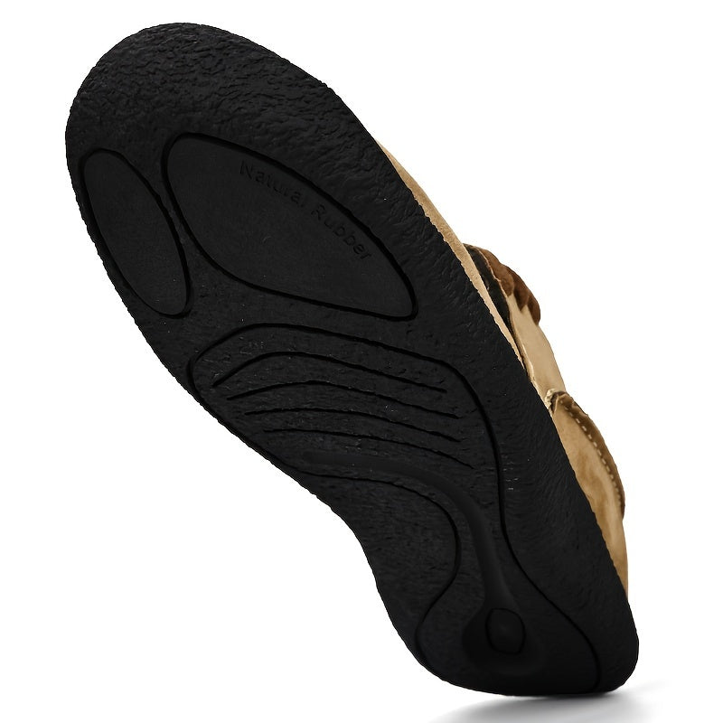 Мужские летние повседневные походные туфли для средних лет пап дышащий микрофибровый синтетическая кожа