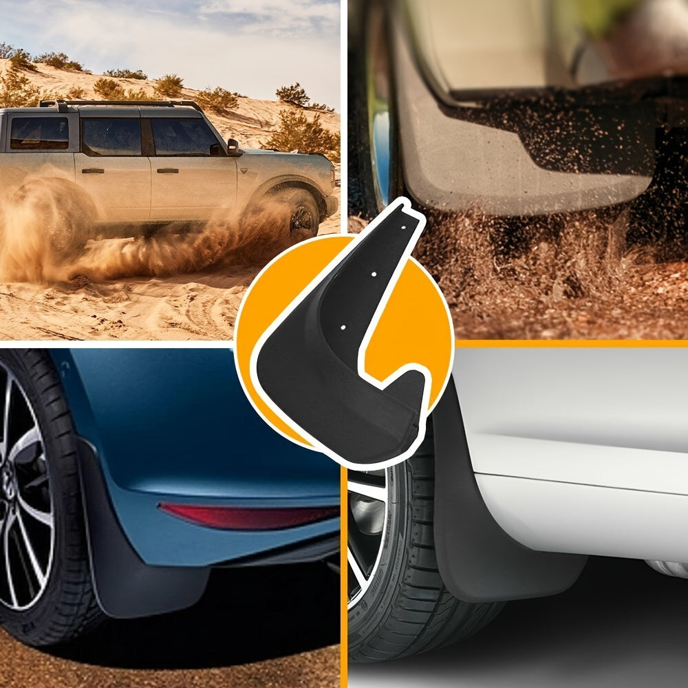 Universal Car Mud Flaps Set Front and Rear Wheel Splash Guards