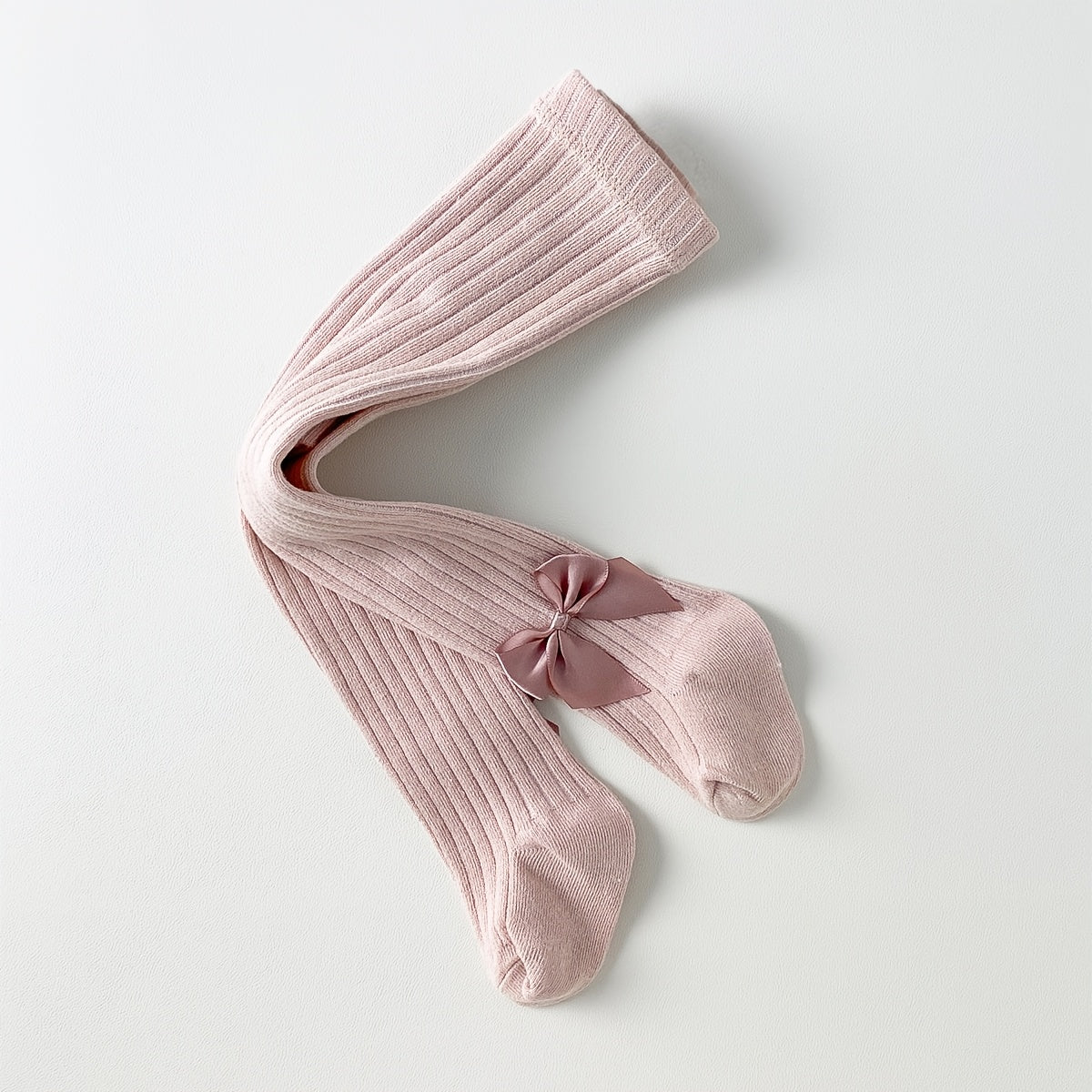 Girls Knitted Pantyhose Soft Breathable Slim Fit All-Season Socks