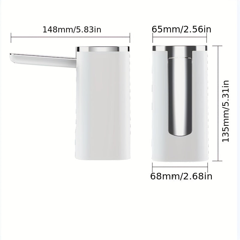 Ichimlik suvi uchun portativ egiluvchan suv nasosi, raqamli ko'rsatkich, qayta zaryadlanadigan batareya va zanglamaydigan po'lat quvuri bilan. Uy, oshxona, ofis, lager va suv ostida foydalanish uchun ideal.