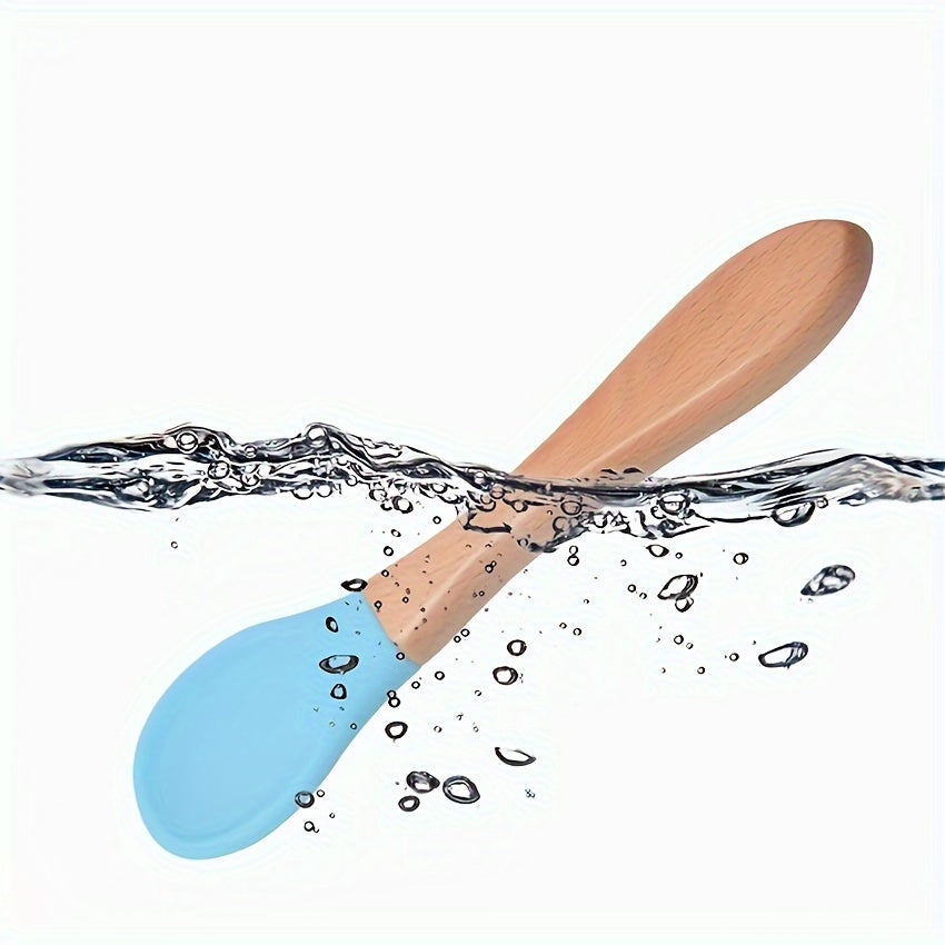 Kids Silicone Suction Plates with Spoon BPA-Free Non-Slip Divided Microwave Dishwasher Safe