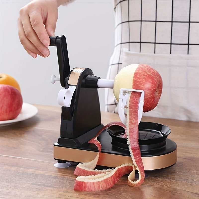 Pelador de frutas manual, herramienta de cocina de plástico duradero para pelar frutas, papas y peras
