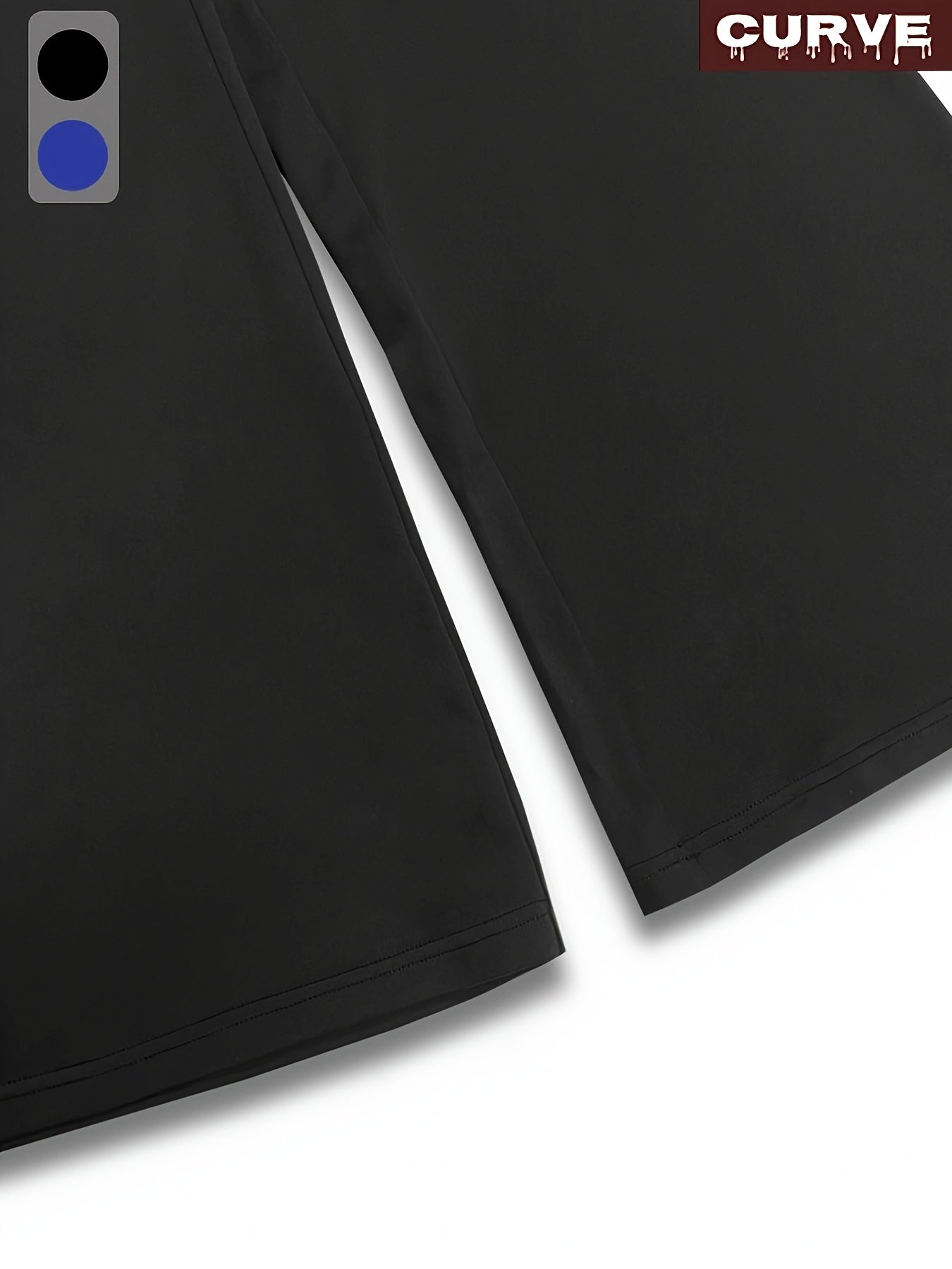 Pantalones anchos de talla grande para mujer con cintura alta, rayas, cinturilla elástica, aptos para lavadora