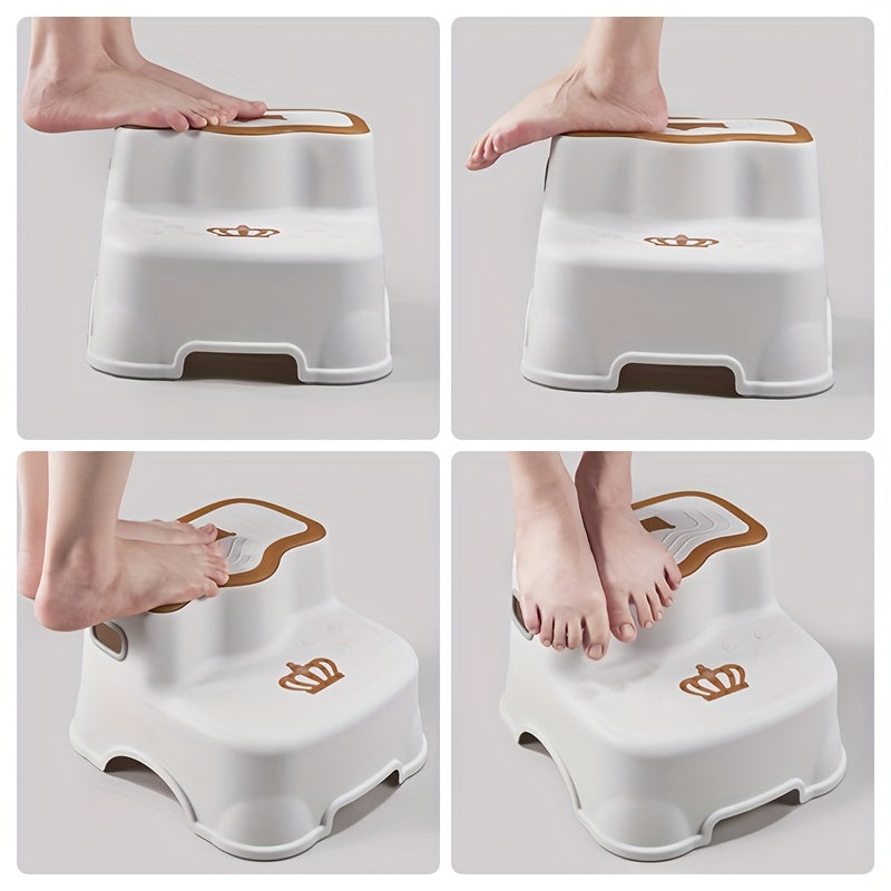 Vanna xonasi uchun lavabo va hojatxona potty o'qitish uchun qadam stul to'plami, oshxona stollari va yotoqlarga oson kirish uchun sirpanmaydigan dizayn va tutqich bilan.