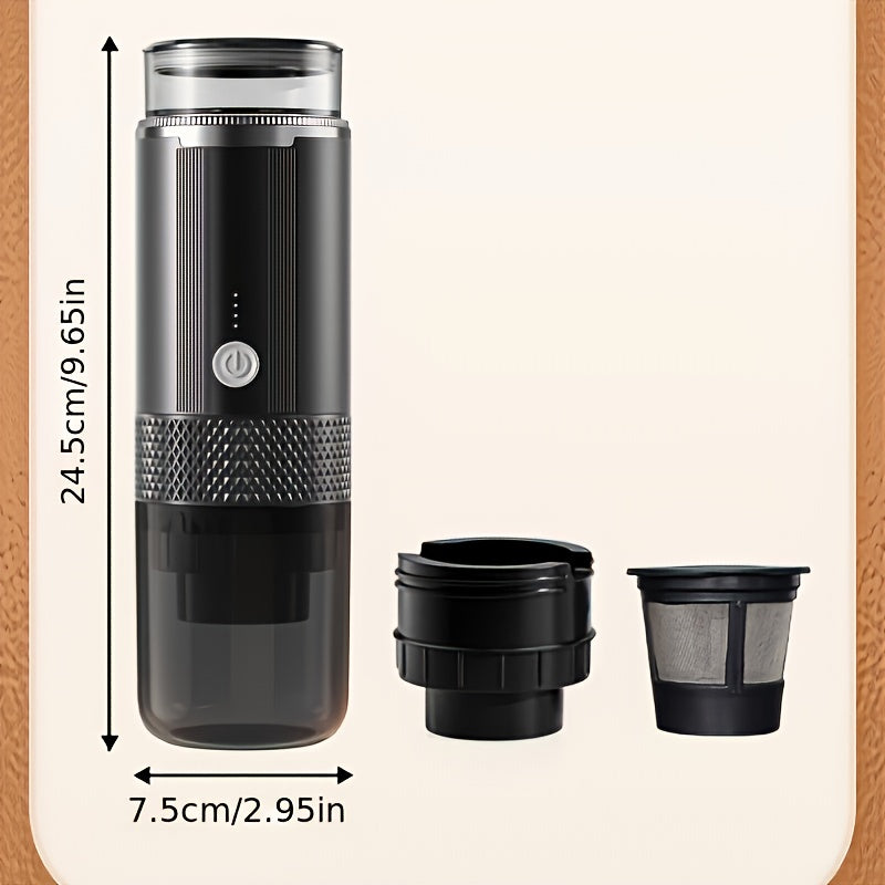 Portable Electric Espresso Maker for Travel and Home USB Charging Compact Coffee Brewer