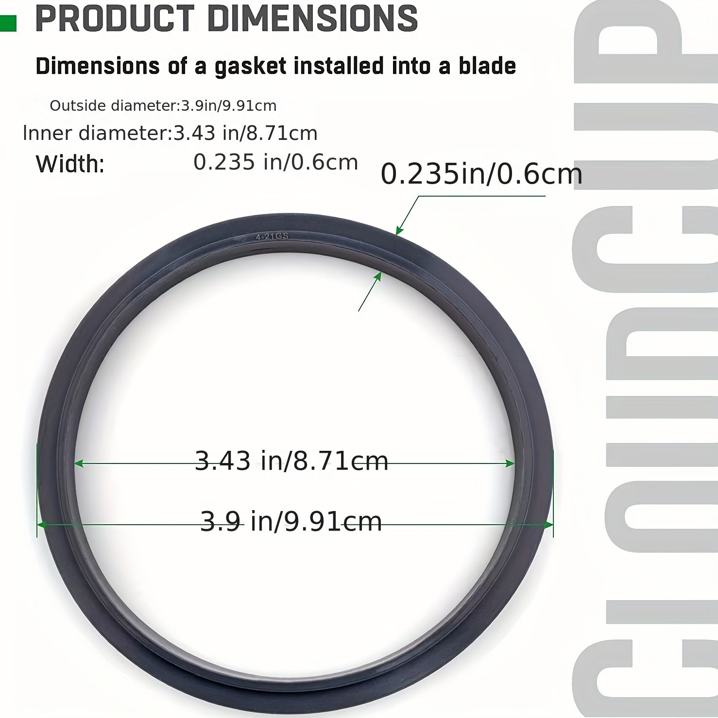 Set of 3 Silicone O-Rings for Juicer and Blender, Food Safe, 600W/900W