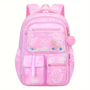 Children's Waterproof Gradient Backpack with Spine Protection for Primary School
