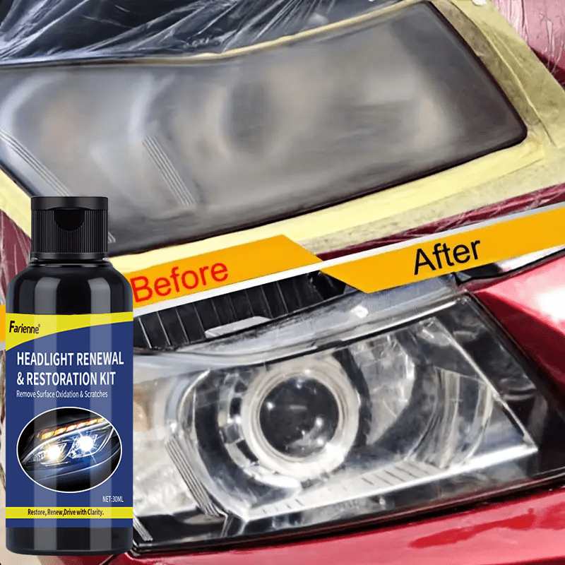 Car Headlight Repair Cream Auto Polishing Brighten and Maintain Lights