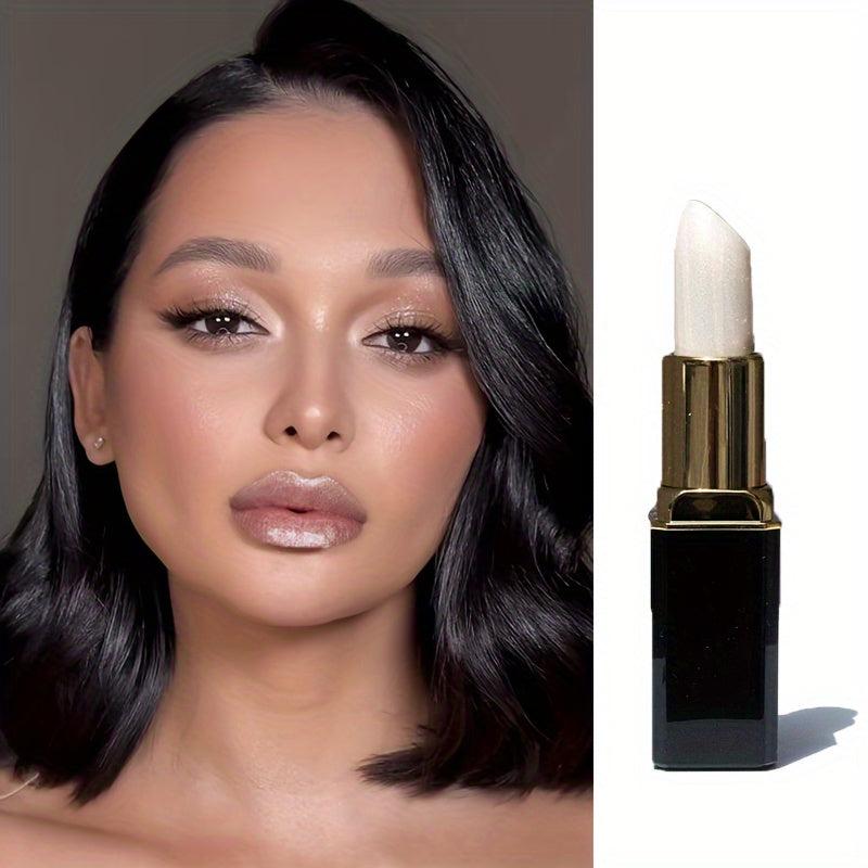 Women's Moisturizing Waterproof Lipstick Long-Lasting Shimmer Pink