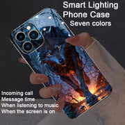 Rang-barang yorqin ovoz bilan boshqariladigan telefon qobigi S24 S22 S23 S21 S20 S10 Note20 N10 A55 A35 A25 A15 A14 uchun