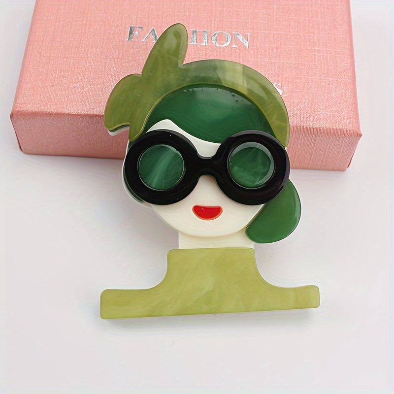 Women's Acrylic Brooch Accessories Elegant Stylish Fashion Jewelry