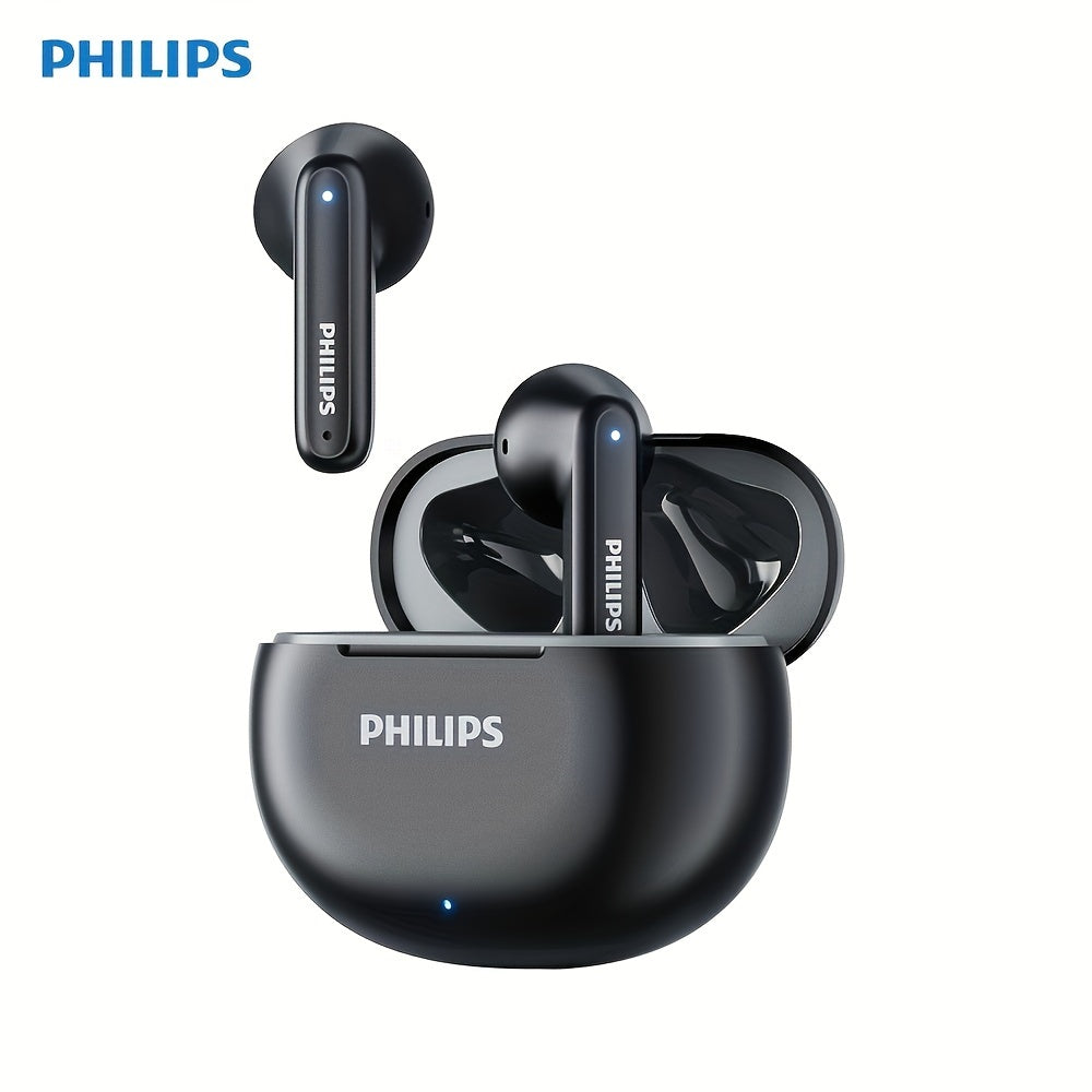 Yangi Philips Sport Headset simsiz zaryadlash qutisi, qayta zaryadlanadigan batareya, yarim ochiq dizayn, kondensator mikrofon, TWS quloqchinlar TAT1199