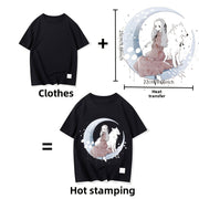 Tinta blanca en caliente para trabajos de bricolaje en ropa de trabajo y camisetas sin necesidad de energía