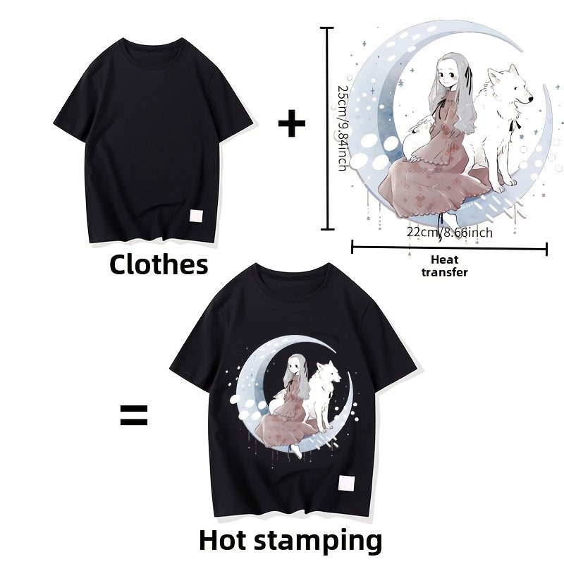 Tinta blanca en caliente para trabajos de bricolaje en ropa de trabajo y camisetas sin necesidad de energía