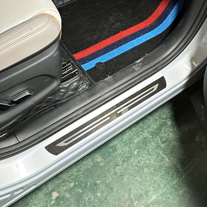 Universal Stainless Steel Interior Door Sills Protective Strips for Cars