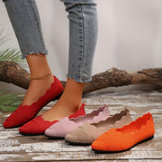 Women's Vintage Ballet Flats Breathable Fabric Comfortable Stylish