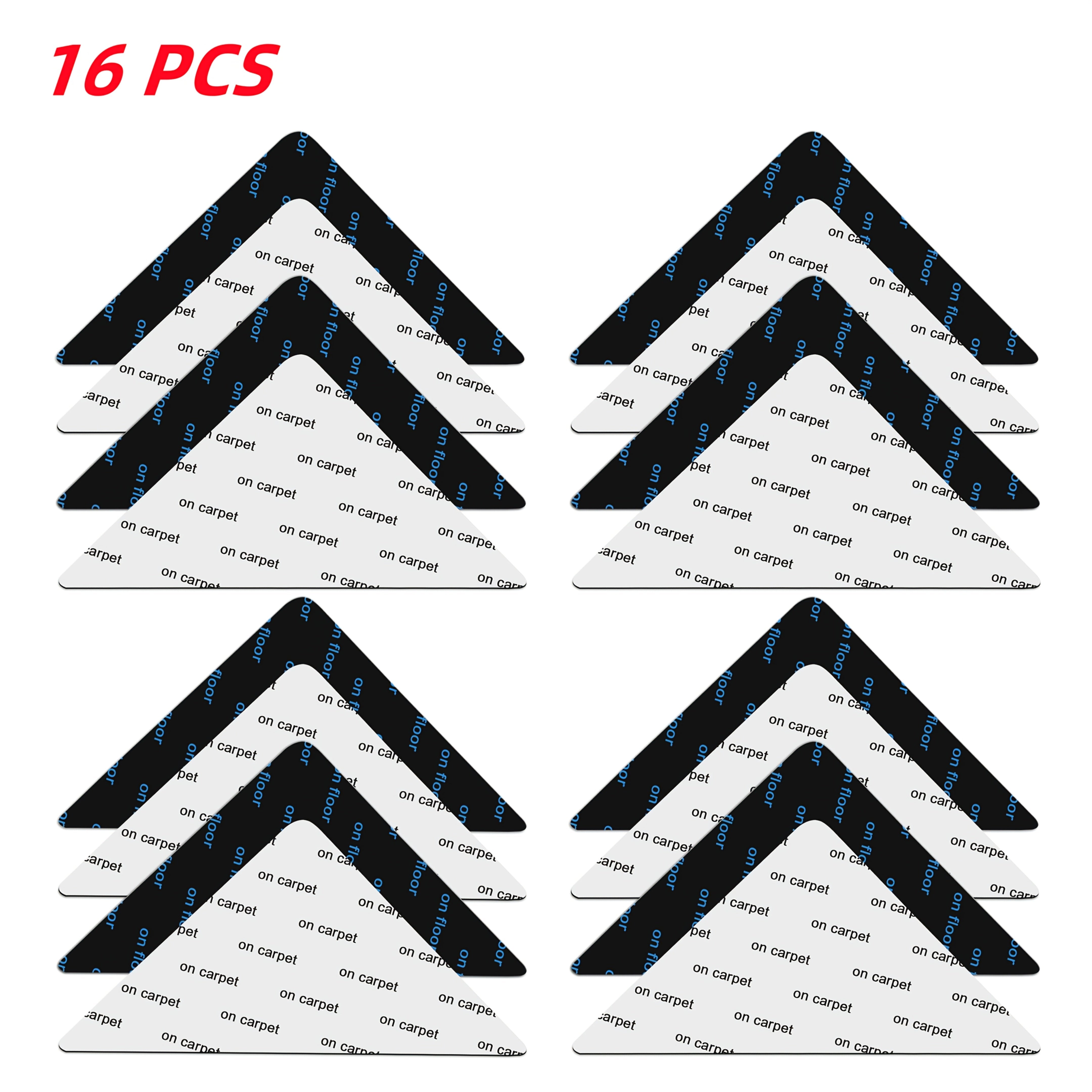 Black And White Carpet Retainer 4/8/12/16/20 Inch Non-Slip Floor Tile Mat