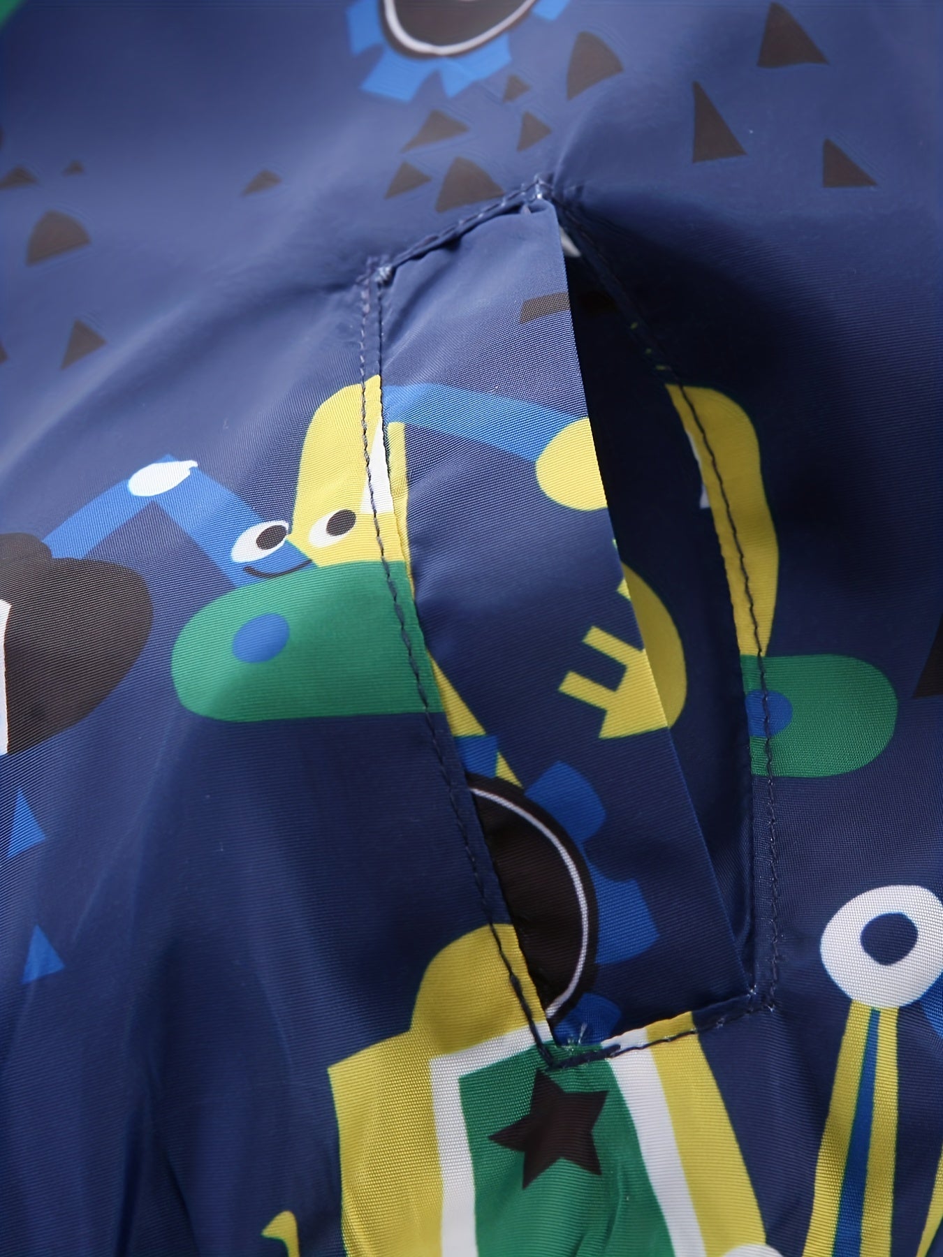 Детский утеплённый плащ с капюшоном серого камуфляжа с длинным рукавом и молнией для мальчиков и девочек