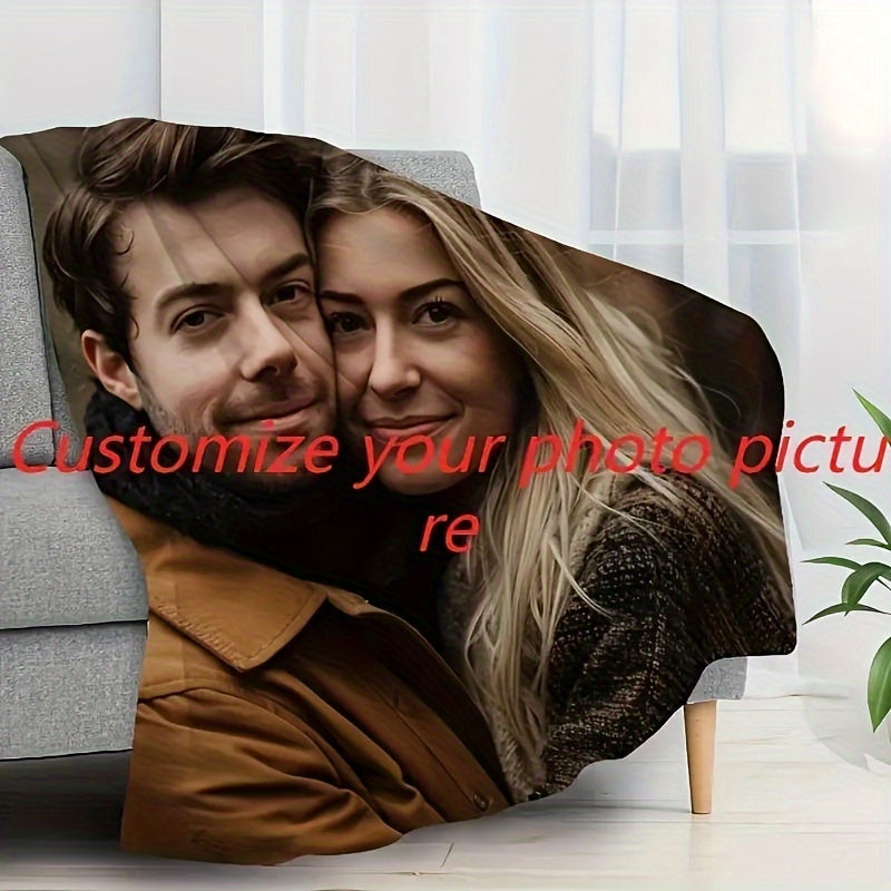 Personalized Bohemian Flannel Fleece Blanket Hypoallergenic All-Season Throw