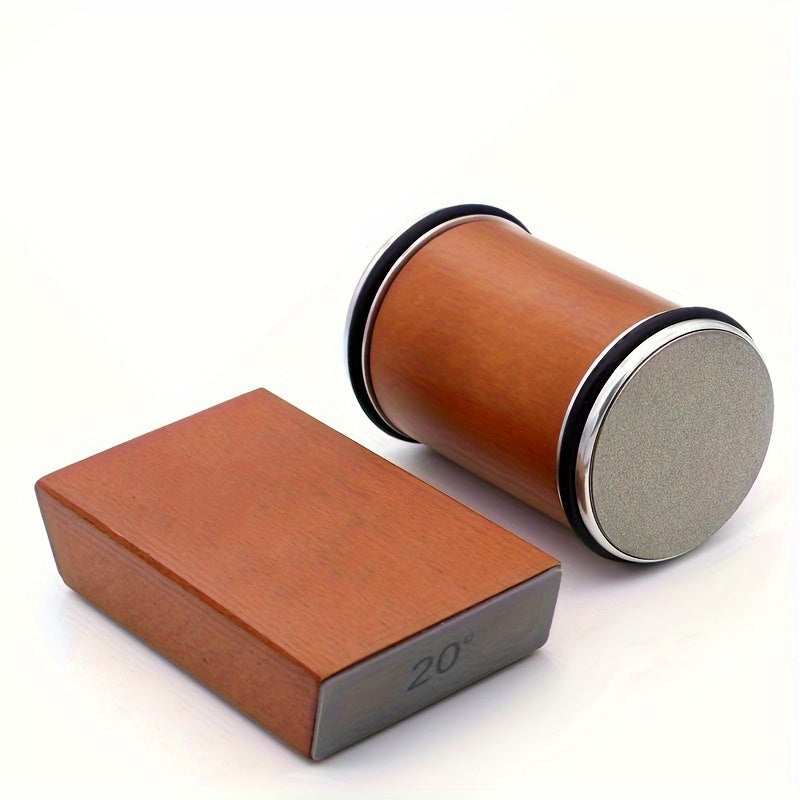 Oltin po'latdan yasalgan qattiqlashtirish asboblari to'plami, oshxona pichog'ini qattiqlashtirish uchun Burr Sharpener bilan