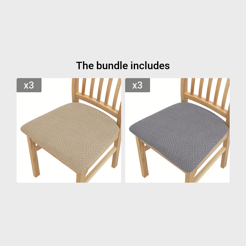 Вязаные чехлы для сидений стульев из твила для обеденных стульев, идеально подходящие для свадеб или домашнего декора.