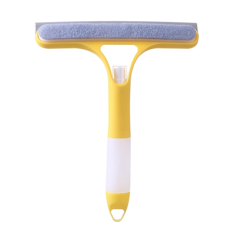 Multi-Functional Glass Cleaning Tool with Sprinkler and Mirror Scraper