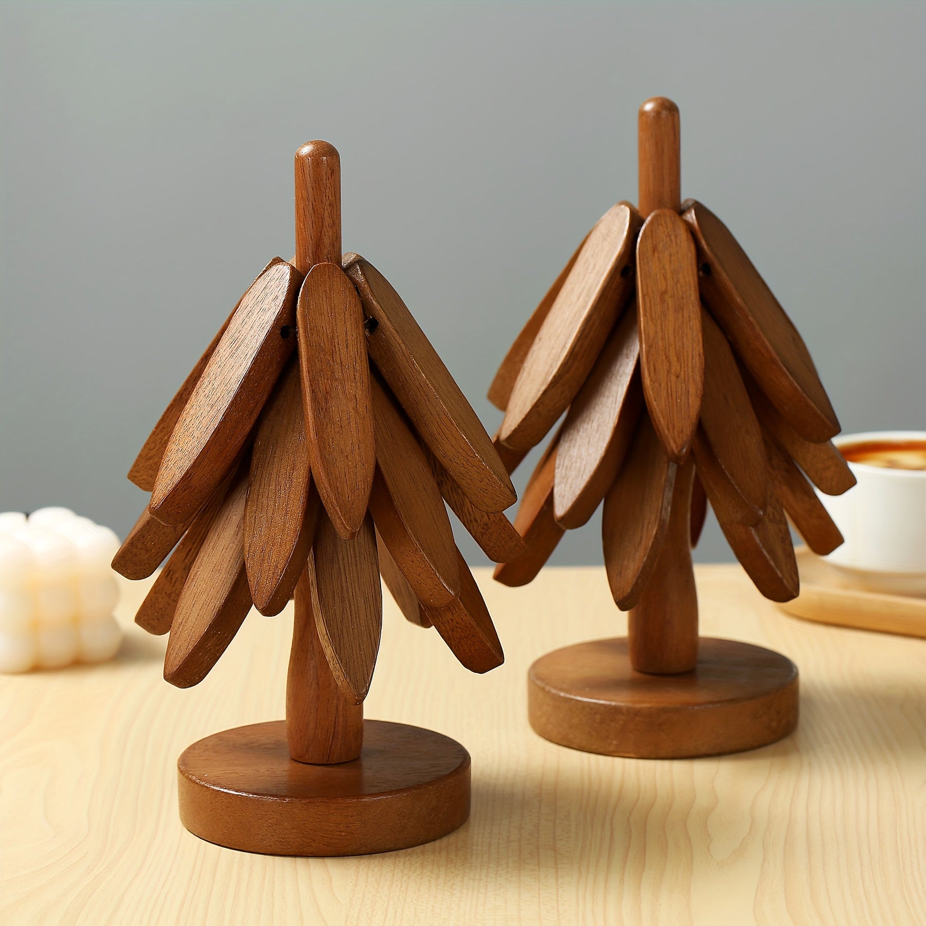 Wooden Kitchen Mat for Heat Protection Dining Room and Restaurant Use