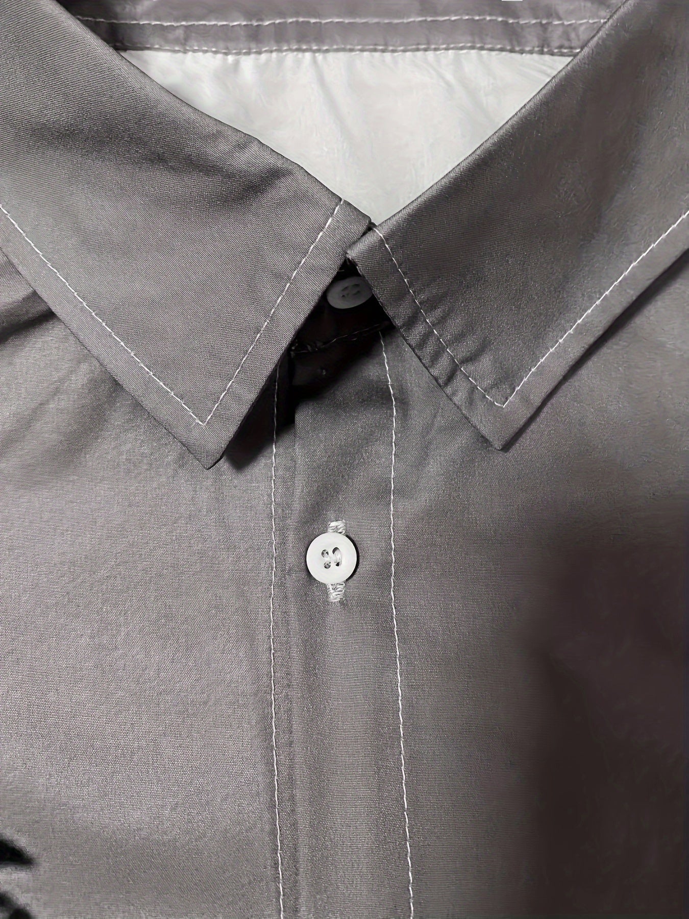 Men's Oversized Woven Shirt for Spring Summer Autumn Long Sleeve Casual Lapel Print